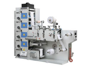 Flexo Printing Machine With Three Cutting